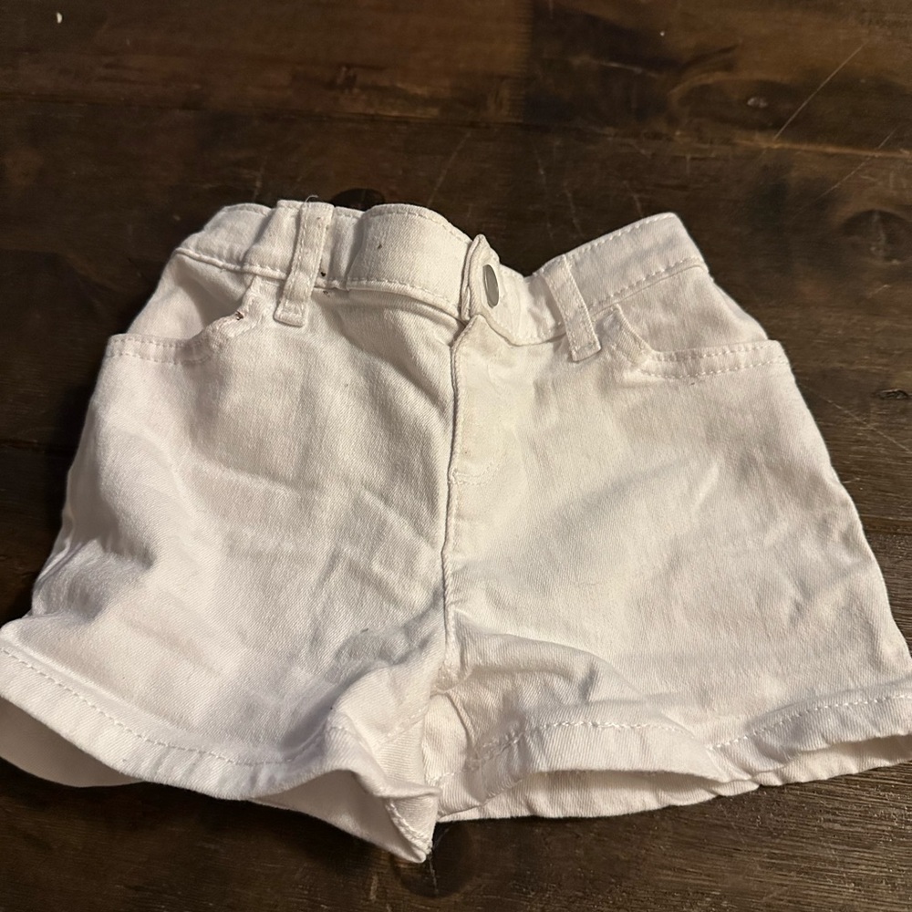 The Children's Place Cream Denim Shorts